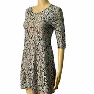 Free people sheer lacy dress size xS